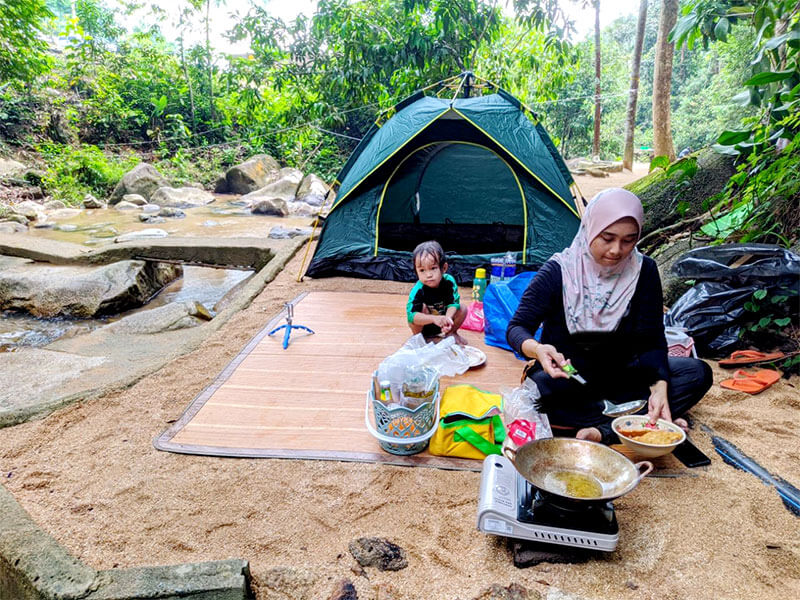 Tempat Camping Piknik Best Takah Pengkoi Bekok 1