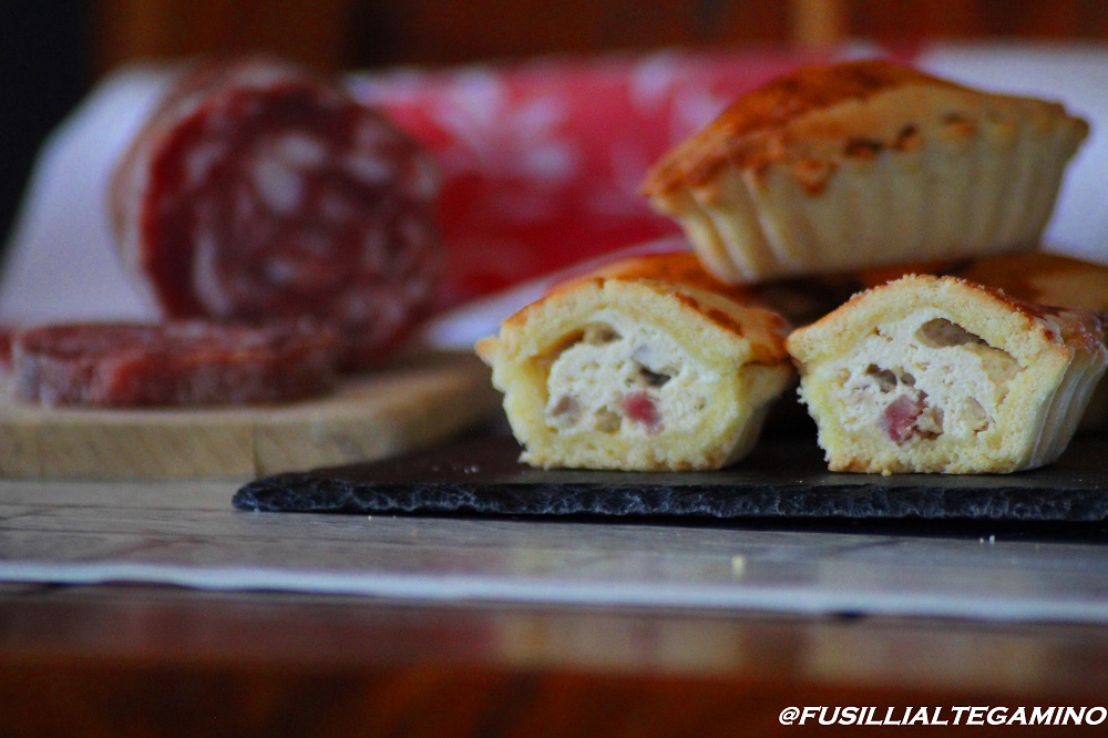 fusillialtegamino Rustico napoletano di frolla con ricotta e salame Napoli