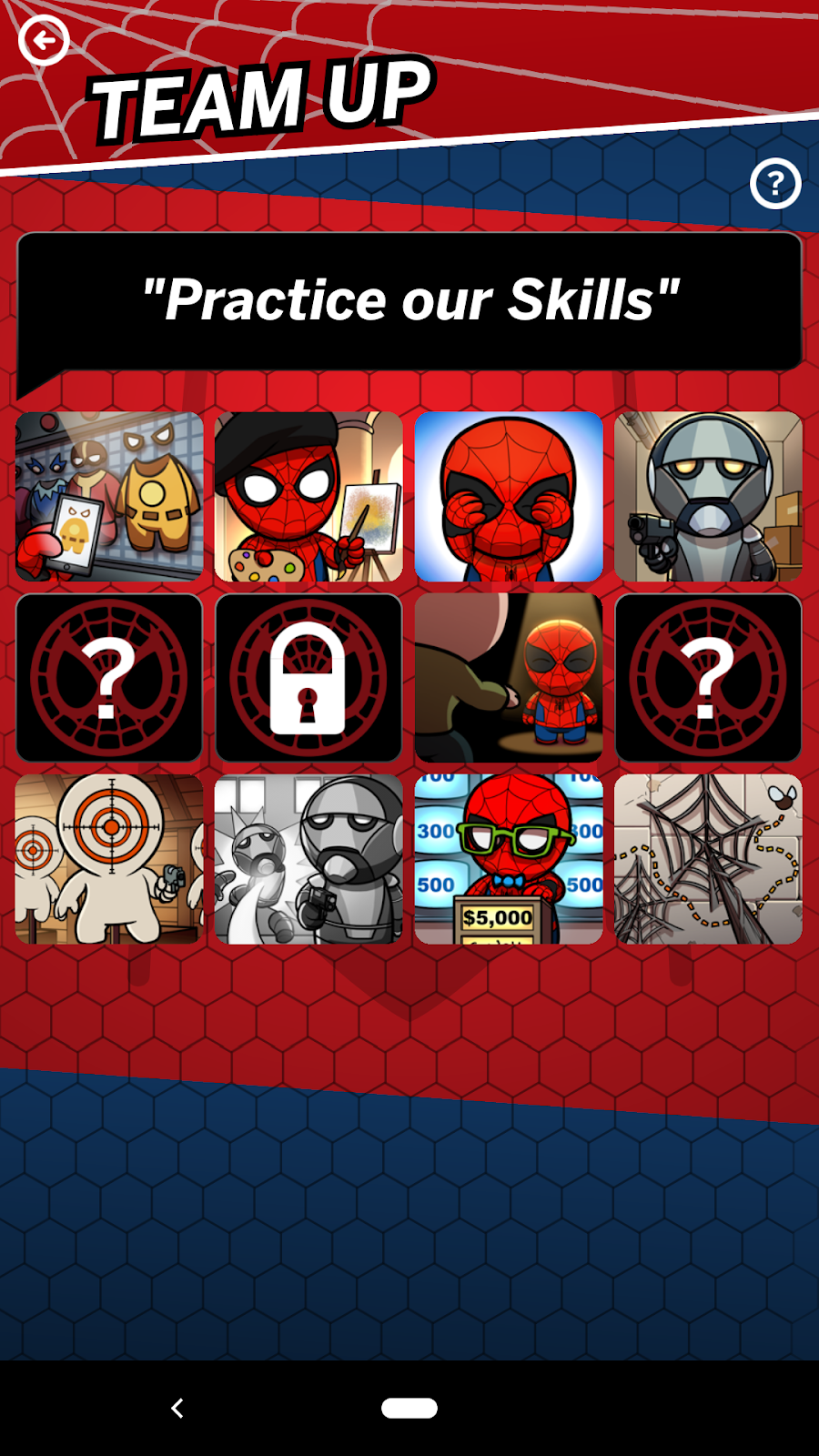 sphero spiderman phrases