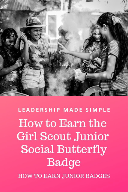 How to Earn the Girl Scout Junior Social Butterfly Badge