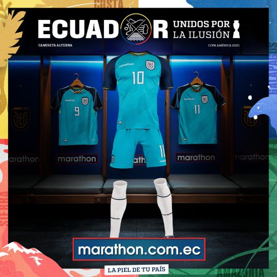 エクアドル代表 2021-2022 ユニフォーム-アウェイ