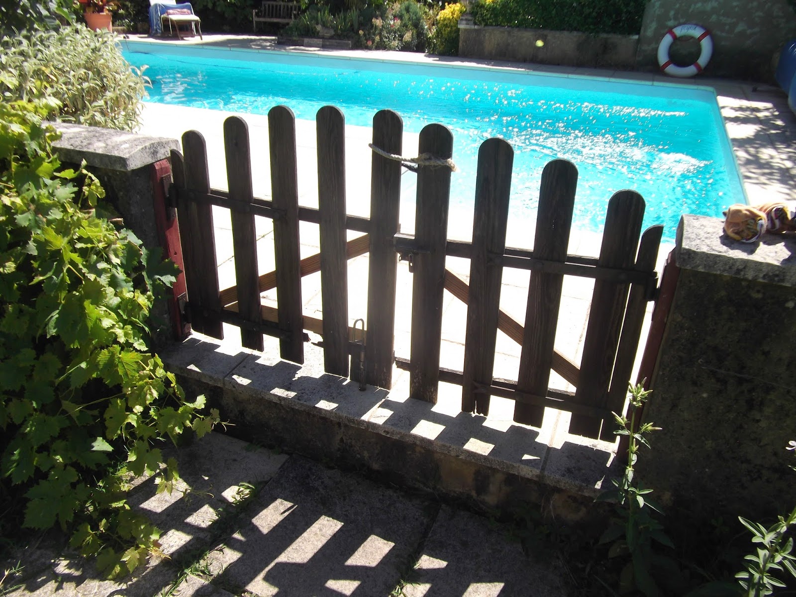 Magnon's Meanderings New Pool Gate.