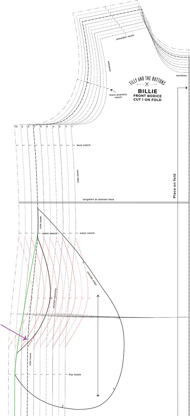 Fitting the Billie sweatshirt and dress sewing pattern - Tilly and the Buttons
