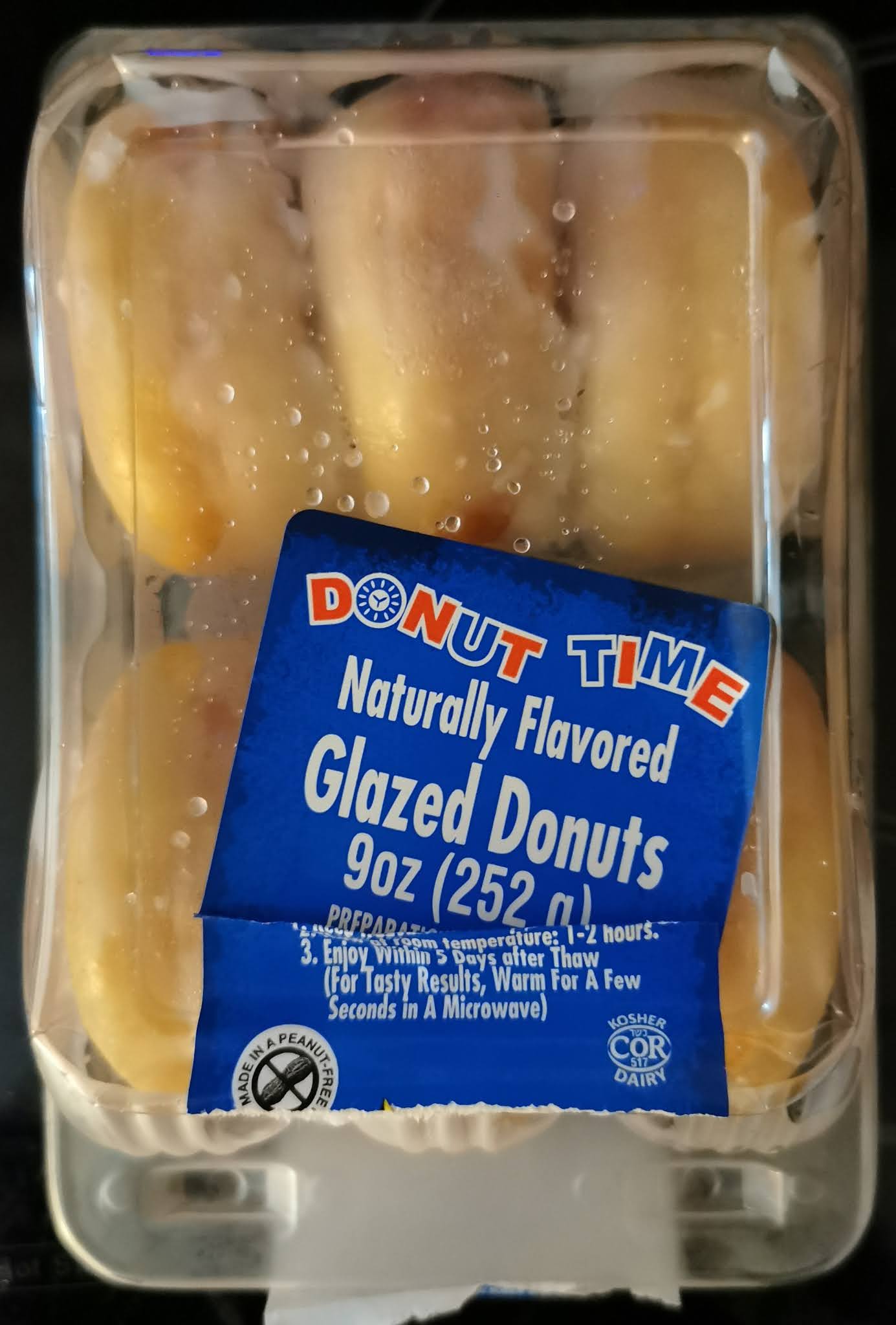 Donut Time Frozen Glazed Donuts (Dollar Tree)