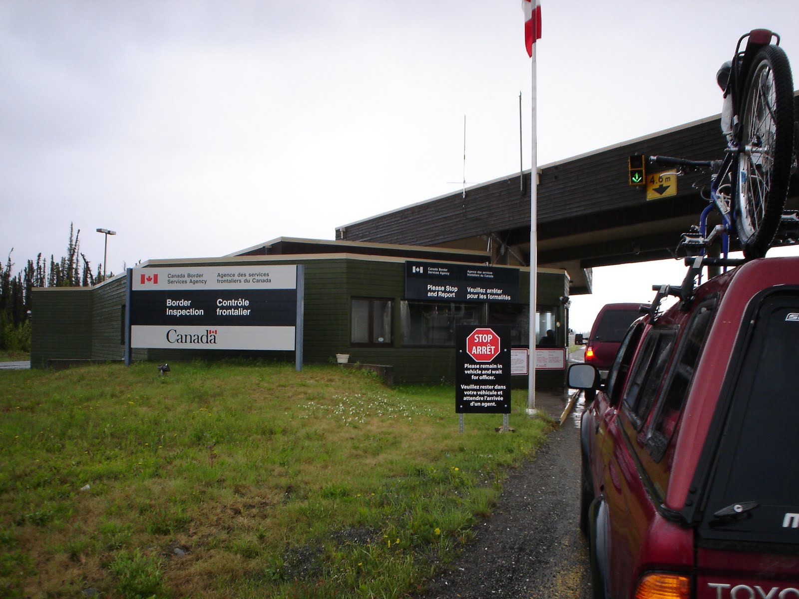 Bob and Dick cycling across North America Valdez to Beaver Creek