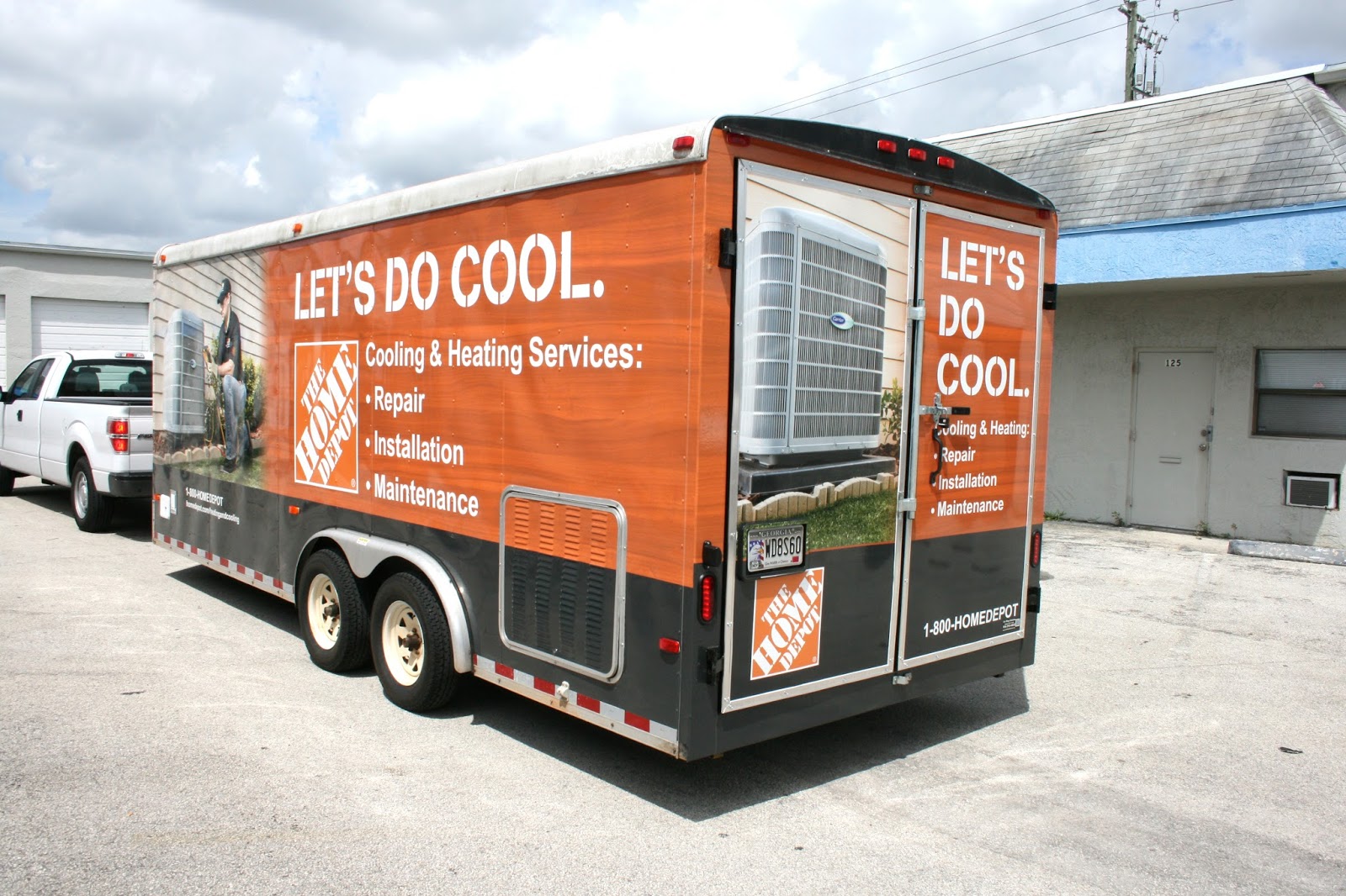 Small Business Trailer Wrap Advertising Miami Florida