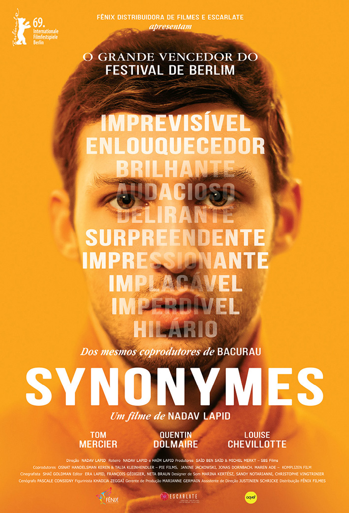 Cinema "Synonymes" tem pôster, trailer e data de estreia divulgados