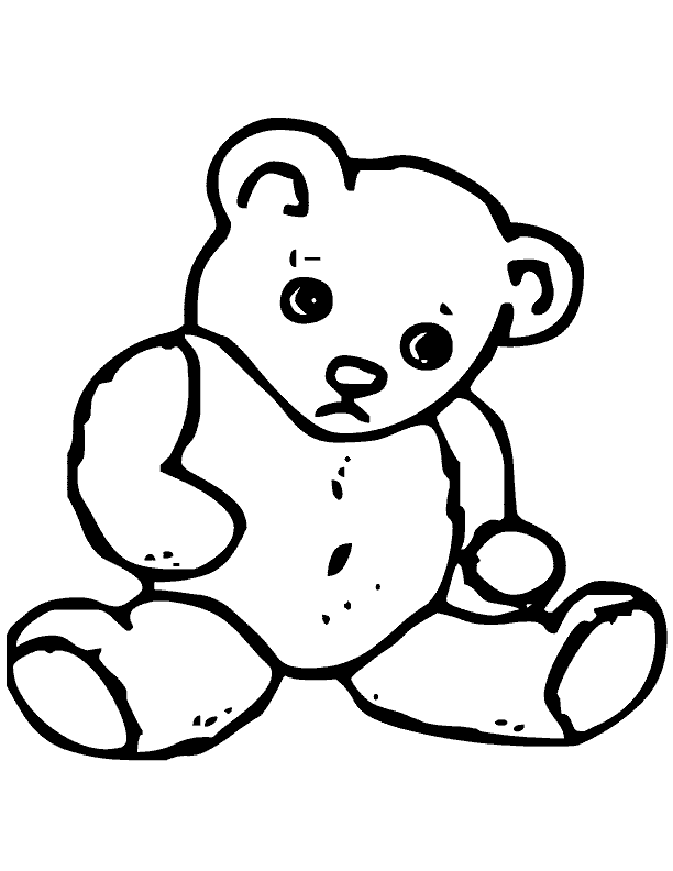 teady bears coloring pages - photo #32