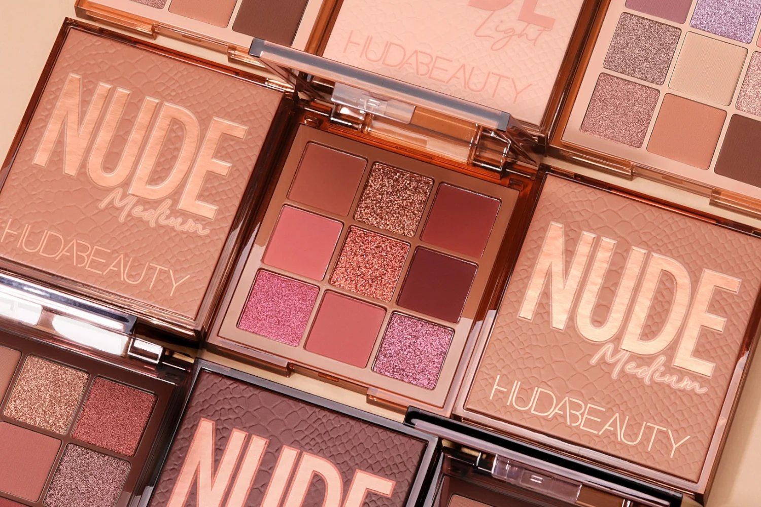 huda beauty nude obsesions makeup palettes