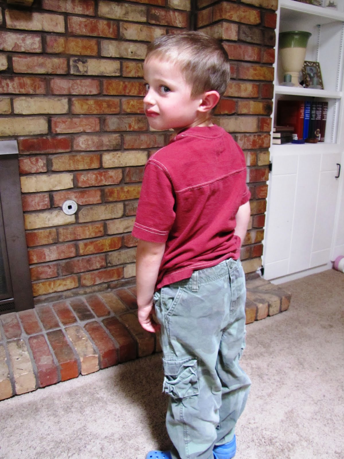 You've Gotta Be Kidding pants on backward