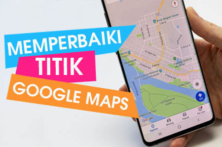Cara mengubah titik koordinat di google maps