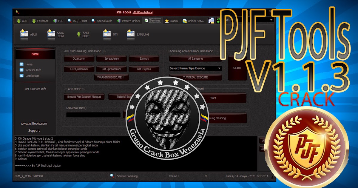 Tool cracking download. Unlock tools for samsung. pjf. 8gadgetpack 29.0 скриншот.