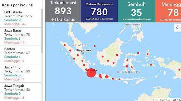 Simulasi Pakar: Corona di Indonesia Hilang 10 Juni 2020, jika Lockdown