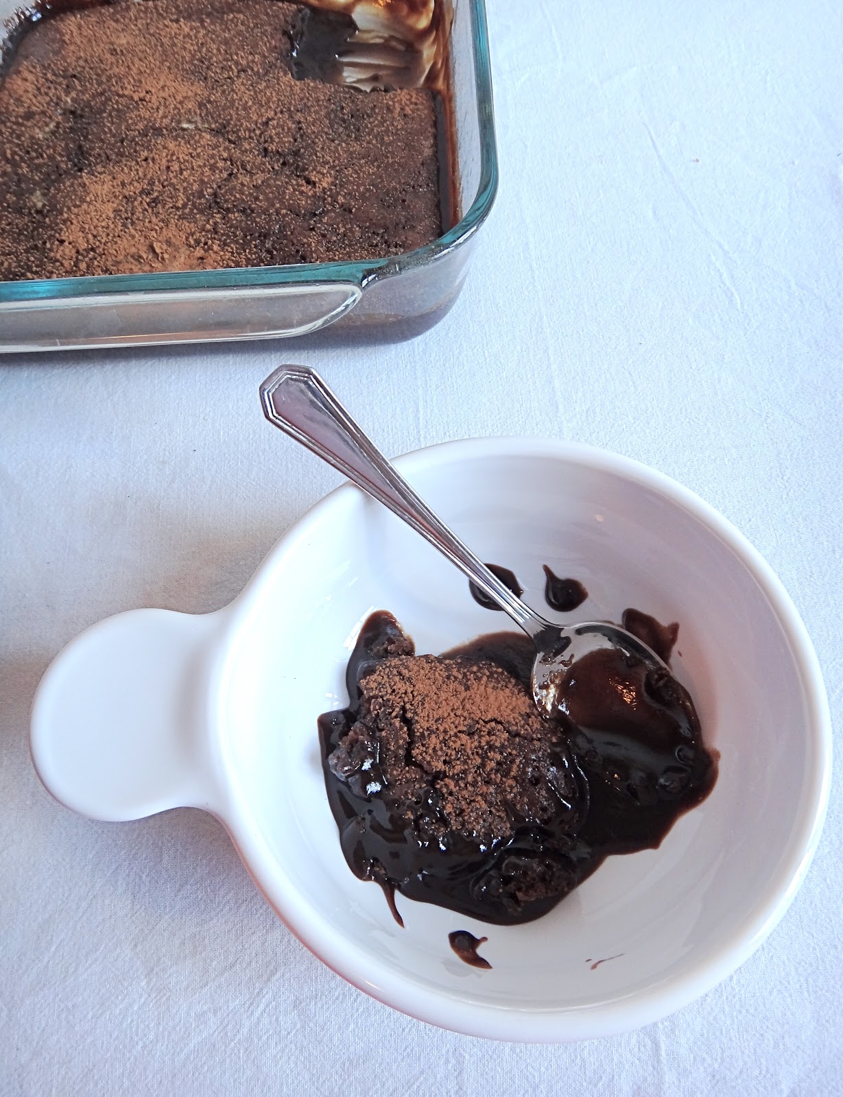 Badger Kitchen Chocolate Upsidedown Cake