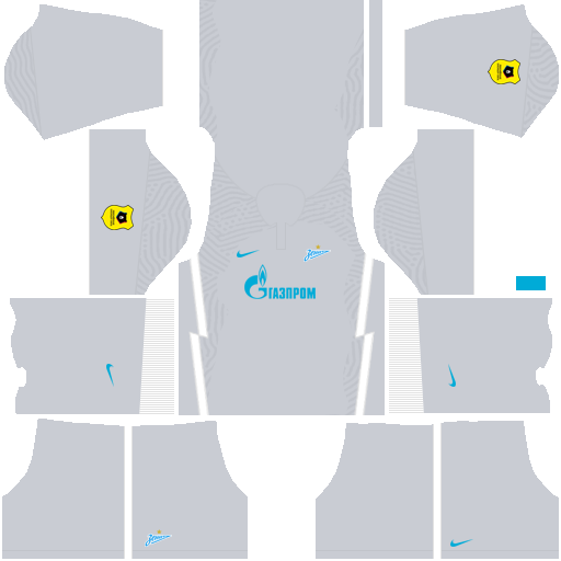 Kits/Uniformes para FTS 15 y Dream League Soccer Kits/Uniformes Zenit