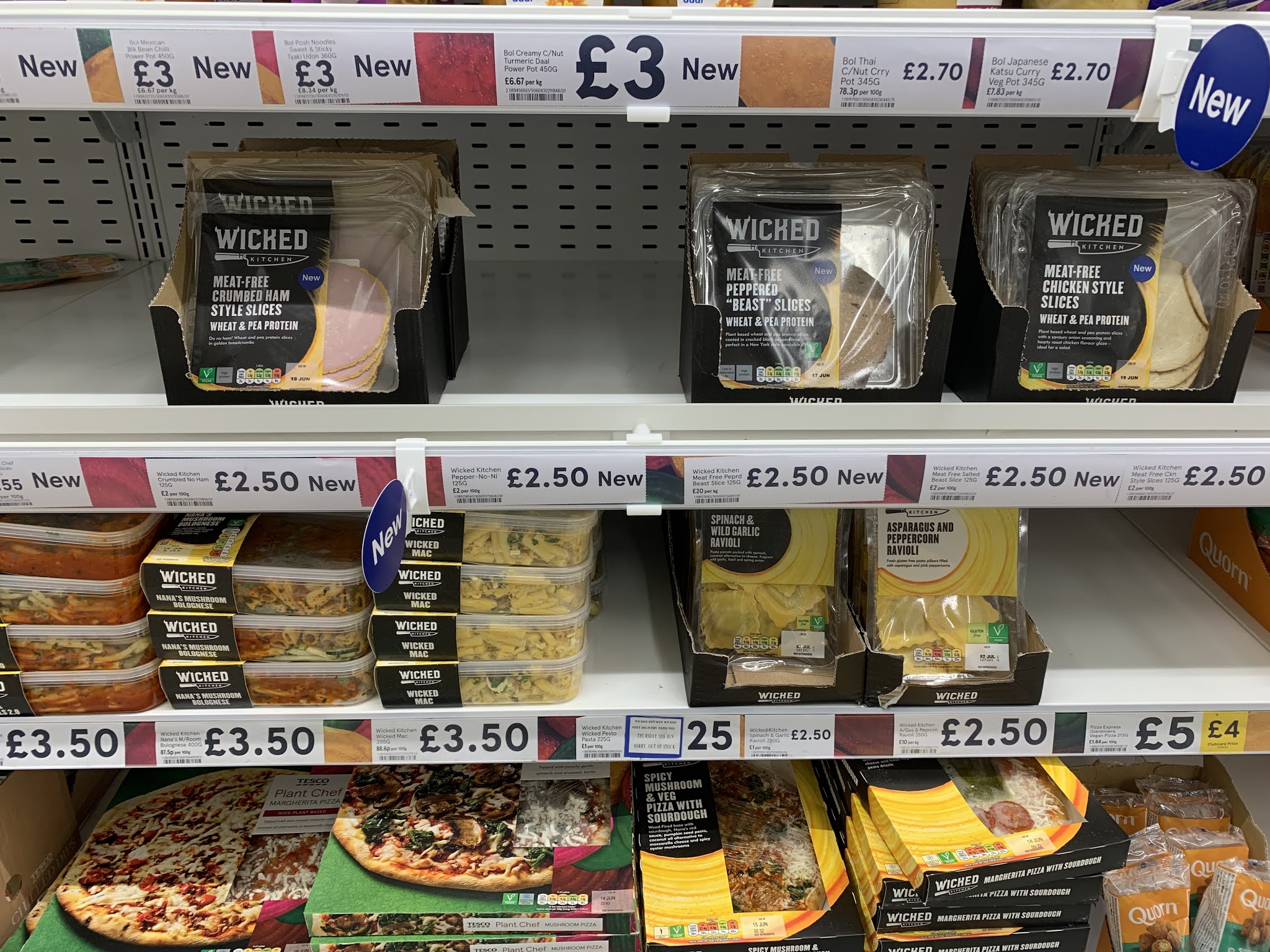 New vegan products at Tesco!