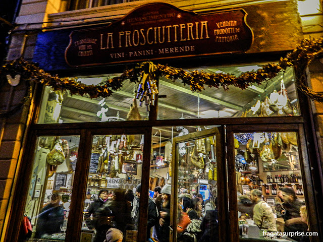 Restaurantes em Bolonha: La Prosciutteria