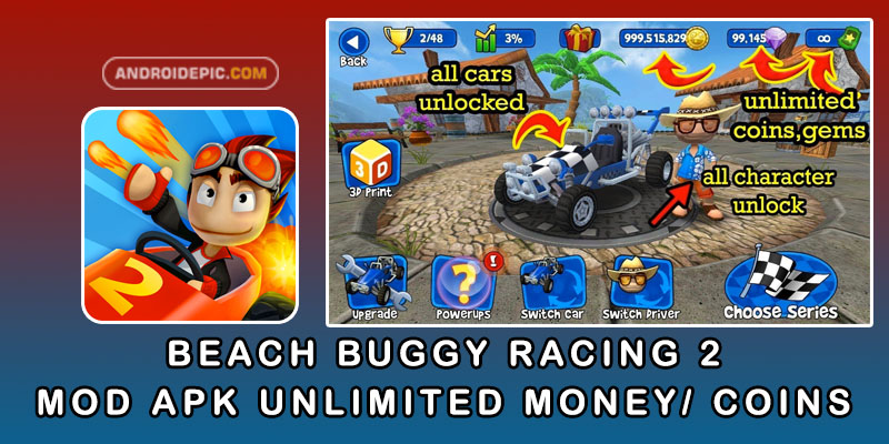 Beach Buggy Racing 2 Mod Apk Terbaru Download