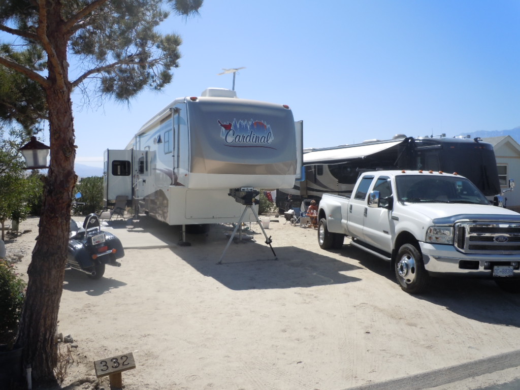 RV Voyageur Hanging out in Desert Hot Springs & a Couple of Performances.