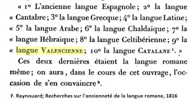 langue Valencienne, langue Catalane