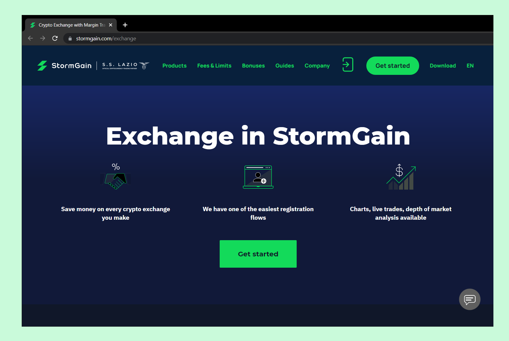 Exchange Cryptocurrency With StormGain