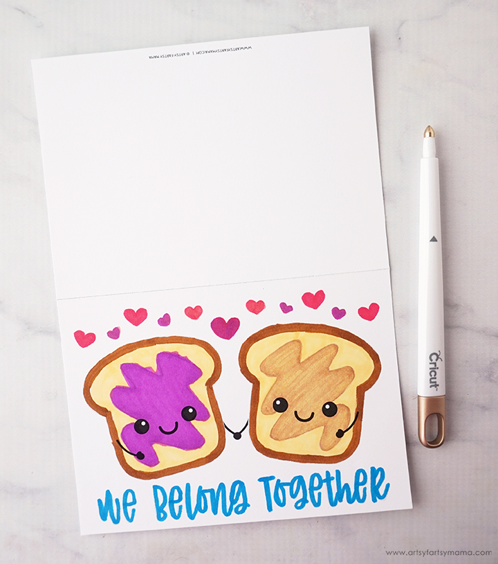 Free Printable "We Belong Together" Valentine Cards