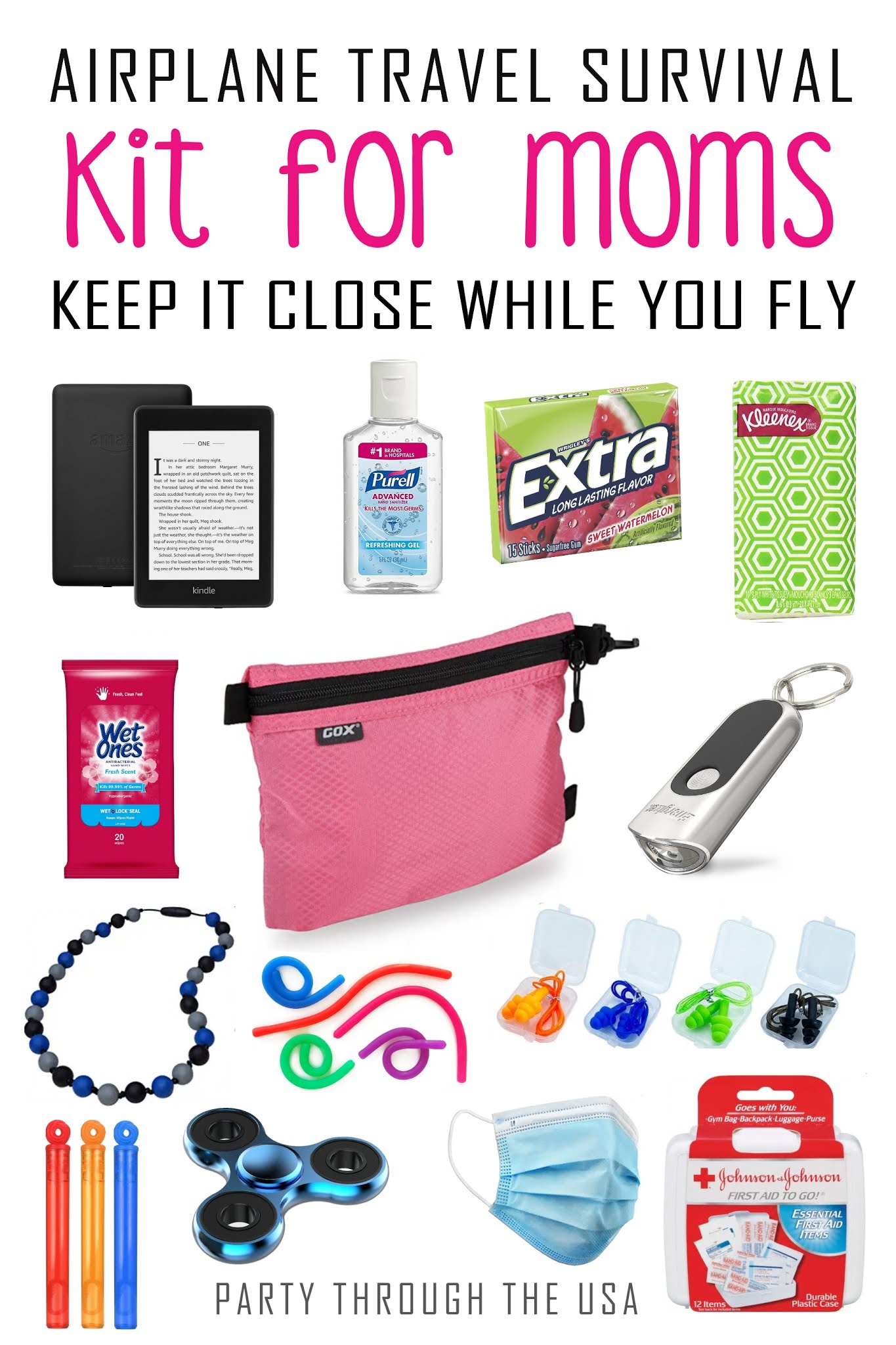 Mom Kit for Airplane Travel