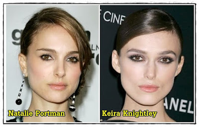 Celebridades Idênticas: Natalie Portman e Keira Knightley