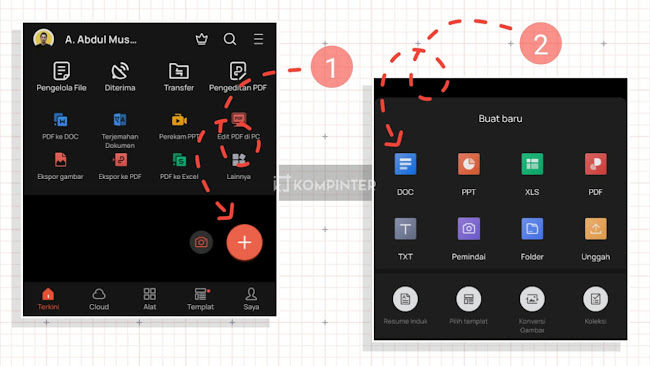 Cara Membuat Tanda Tangan di WPS Office Android - Kompinter