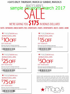 Macy's coupons march 2017