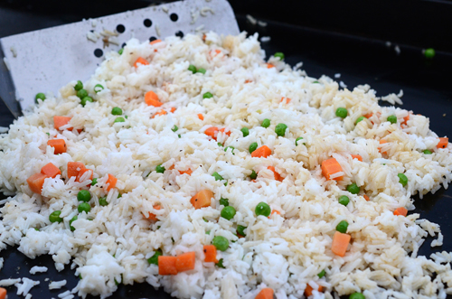 japanese steakhouse fried rice, how to cook fried rice on griddle