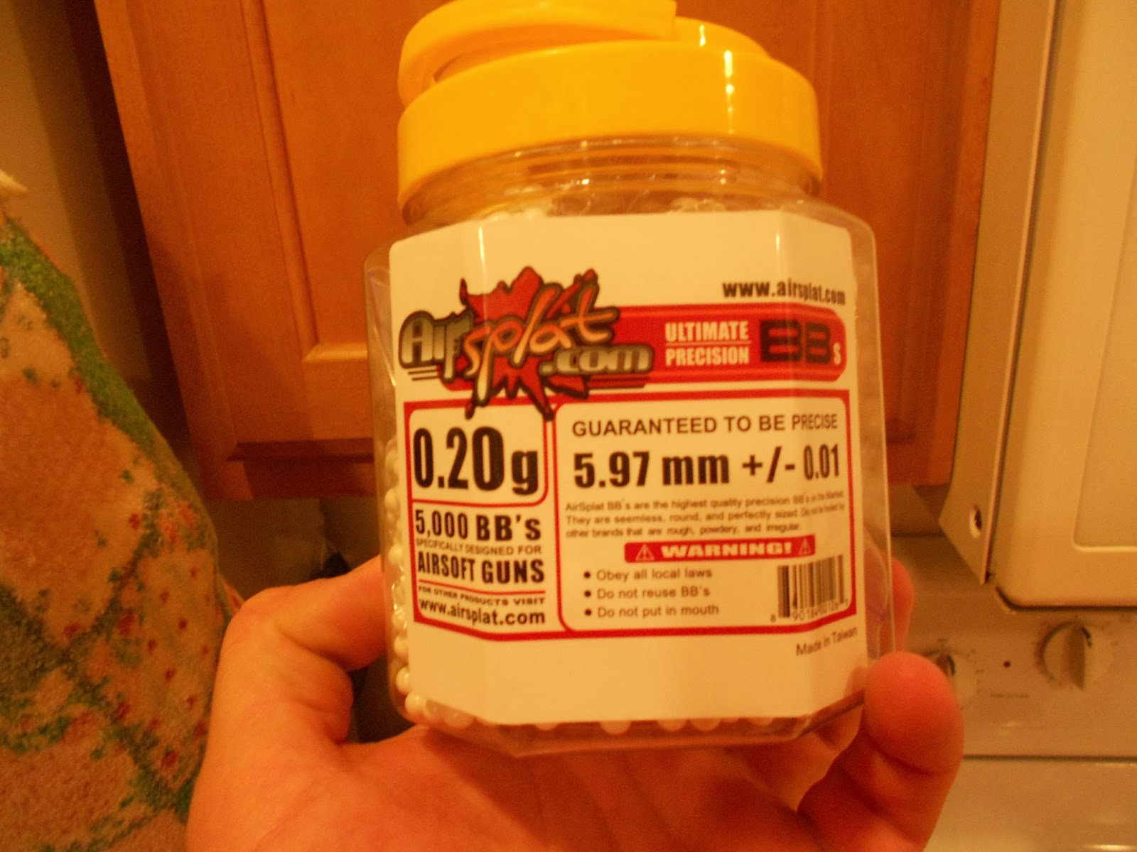 The Bug Boys Air soft BB's to balance tires.