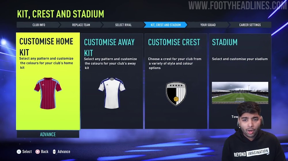 AllNew FIFA 22 "Create a Club" Kit Designs Revealed Including PSG
