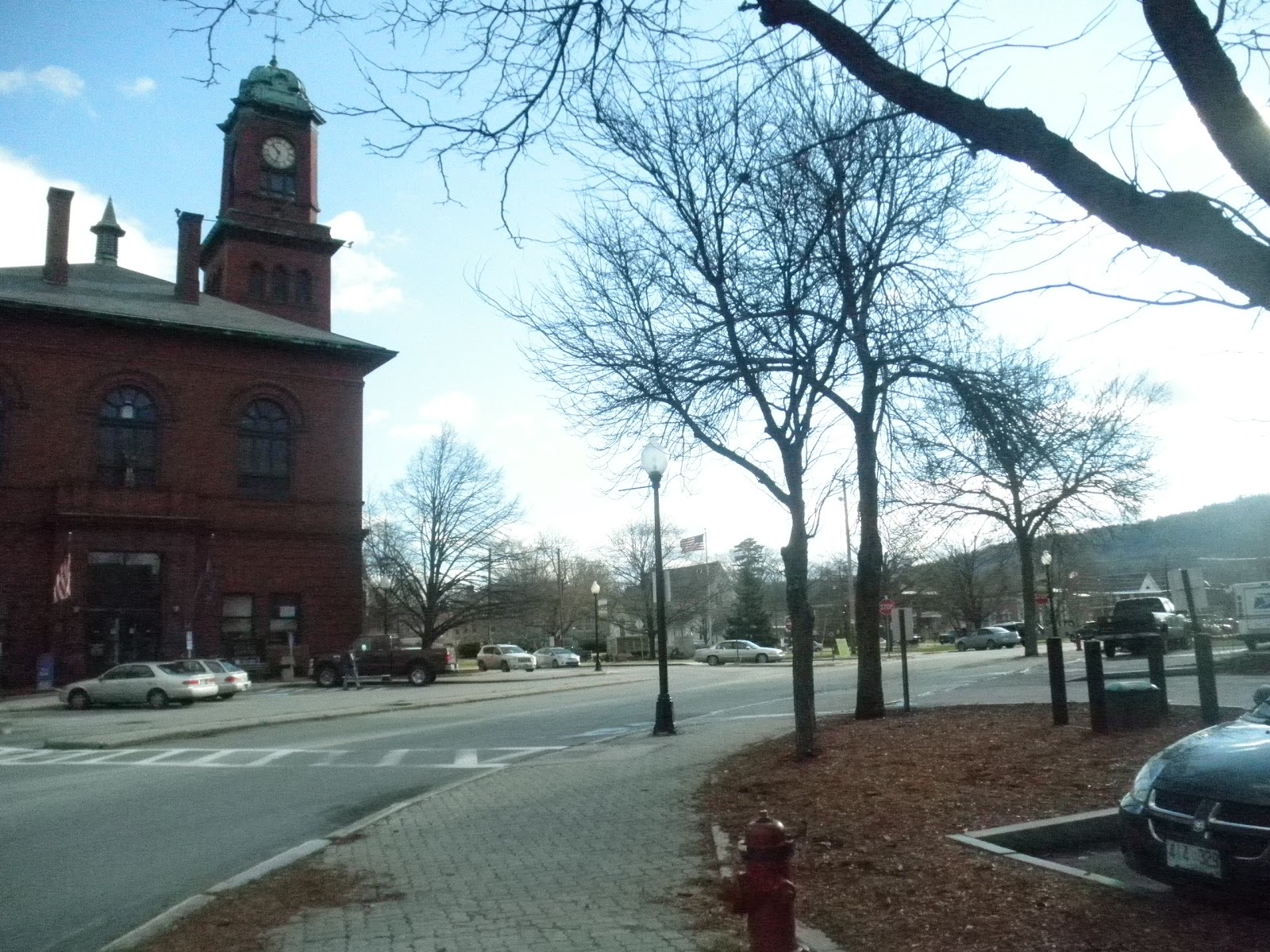 Four Paws And Some String Visiting Claremont, New Hampshire
