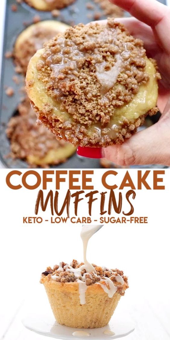 Low Carb Coffee Cake Muffins Recipe Easy