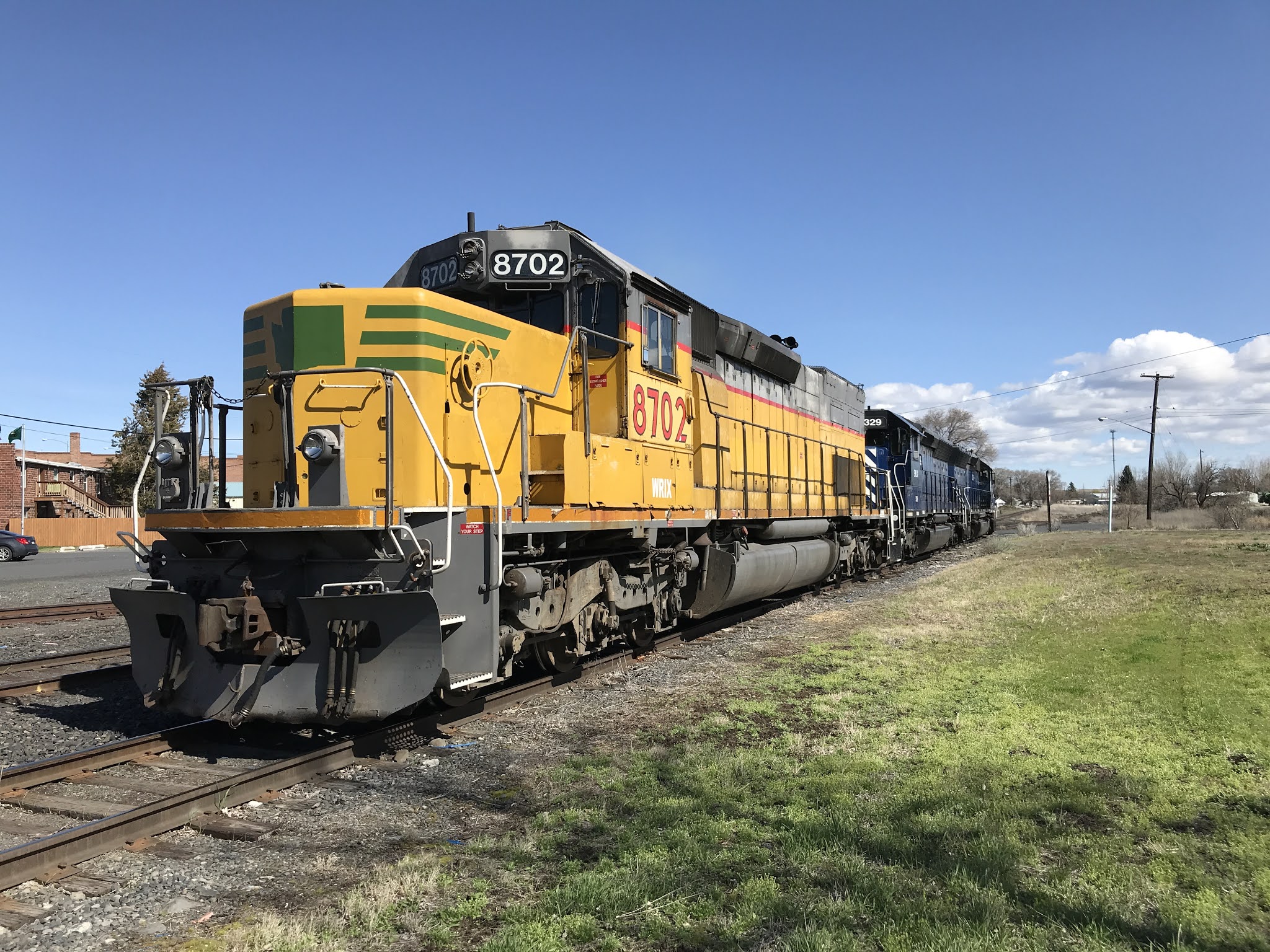 Big Bend Railroad History EWG Power At Coulee City