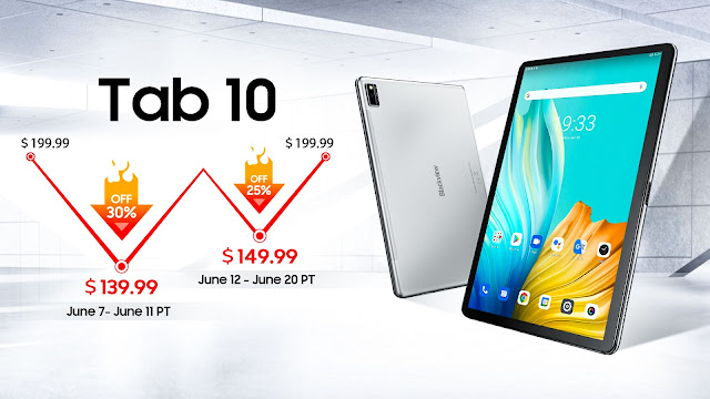 شركة Blackview أعلنت عن تابلت Tab 10 بسعر 139.99 دولارًا تعرف على جميع المواصفات !!