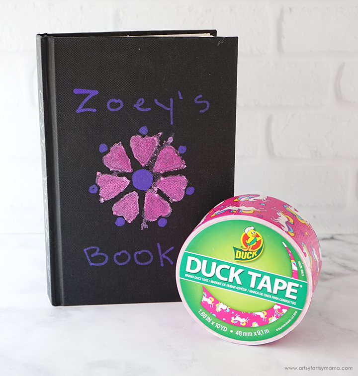 DIY Book Recover with Duck Tape