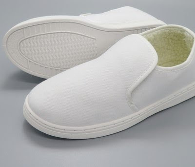 Giày vải trắng đế cao su - gva0064