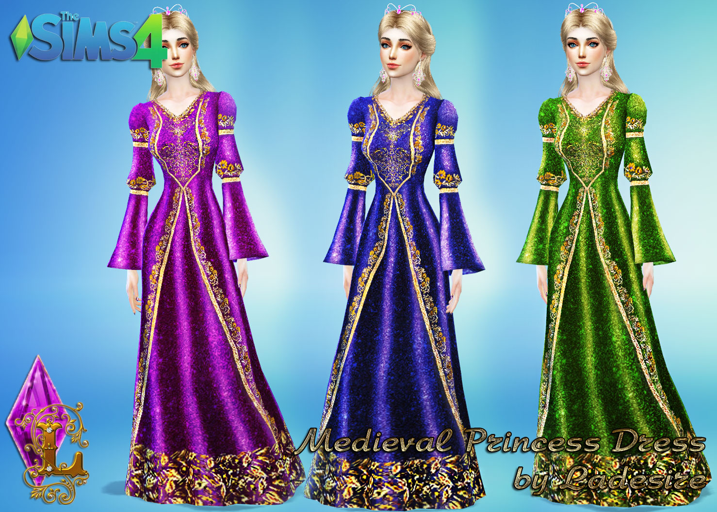 Sims 4: Одежда в стиле фэнтези, средневековья и тому подобное 18