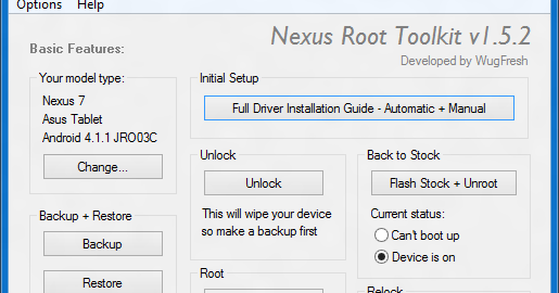 Nexus Manual Backup