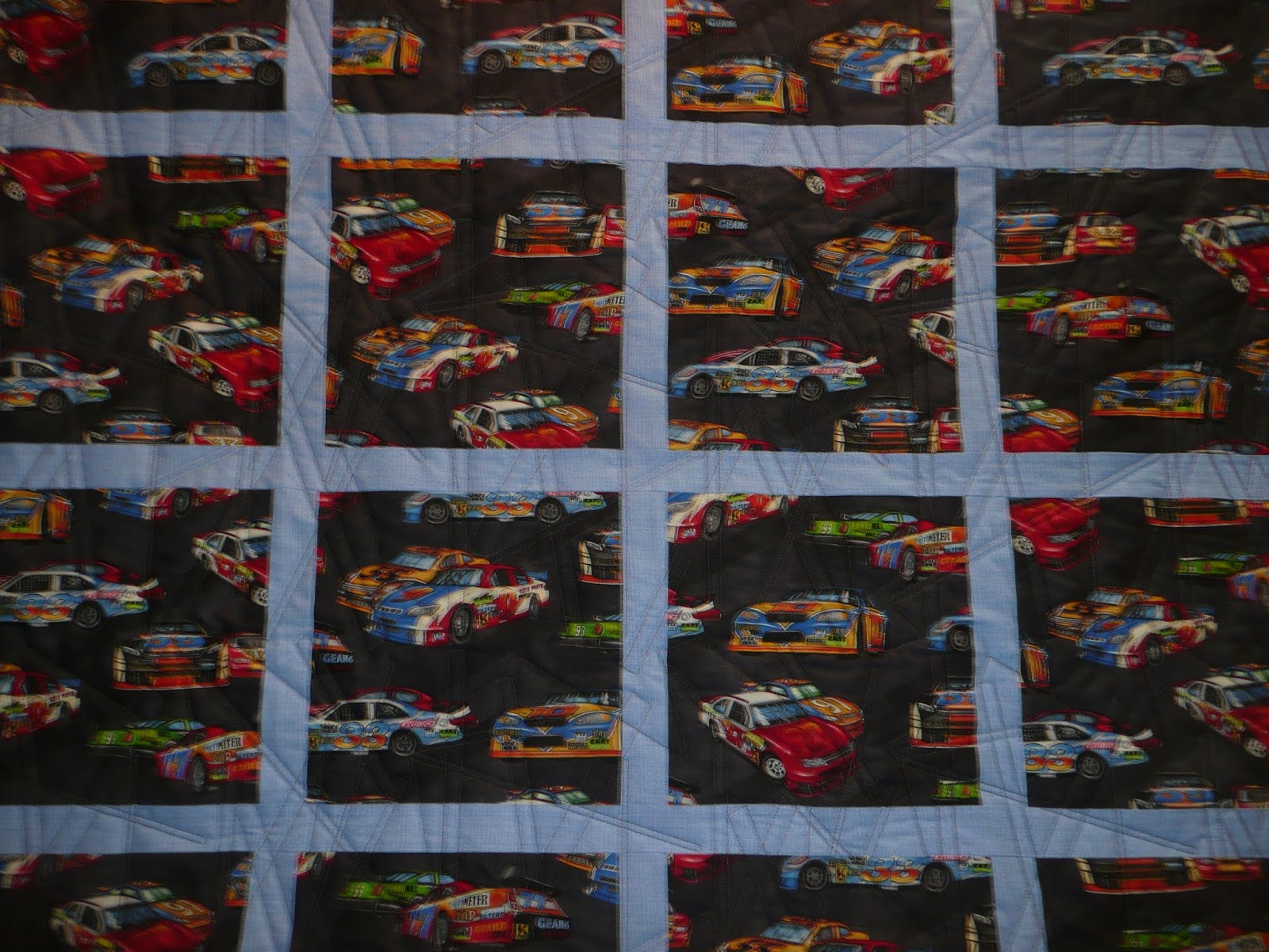 Acorn Ridge Quilting Karyl's Race Car CASA Quilt