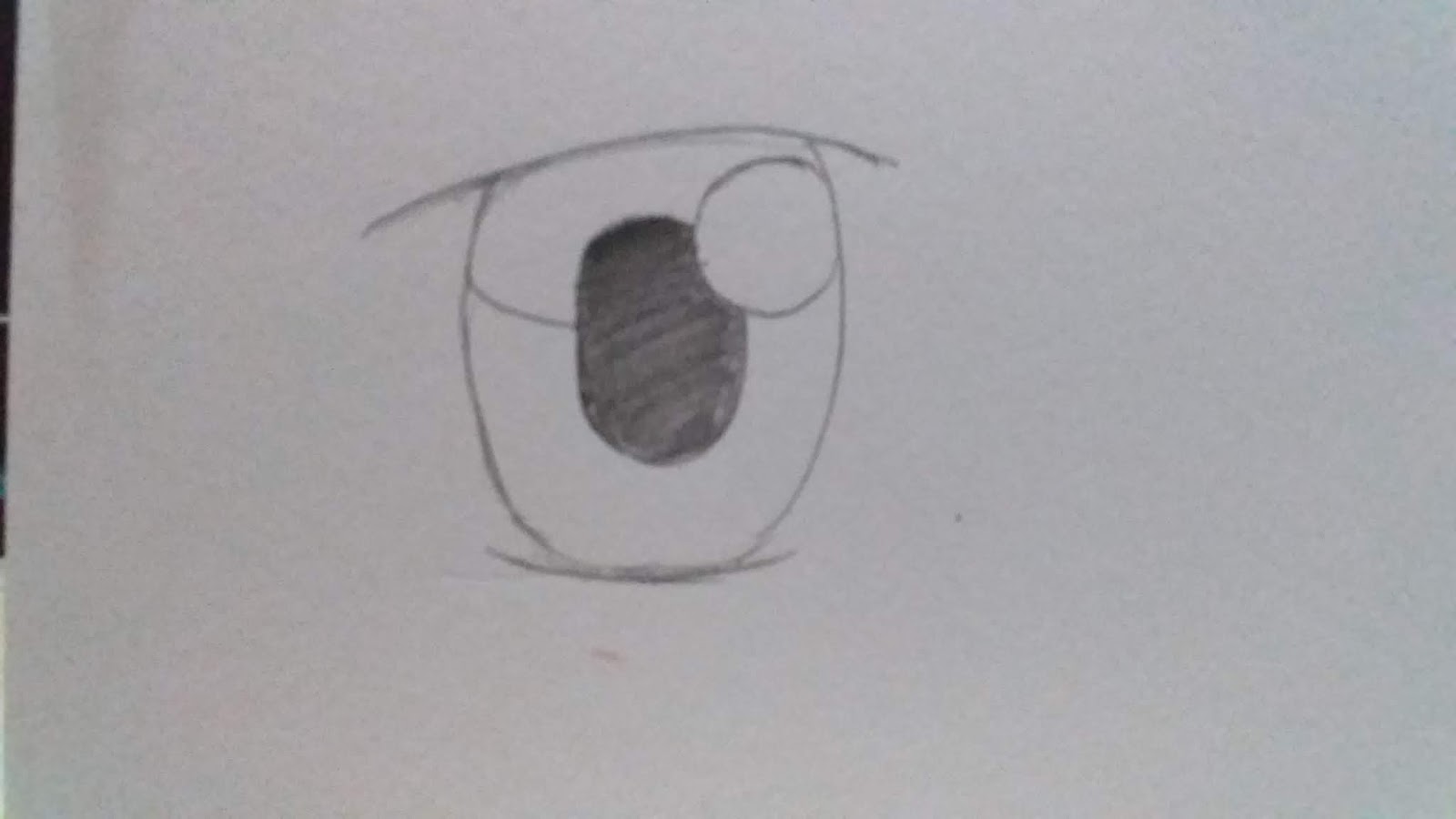 Cara menggambar mata versi Anime - Refrensi Gambar