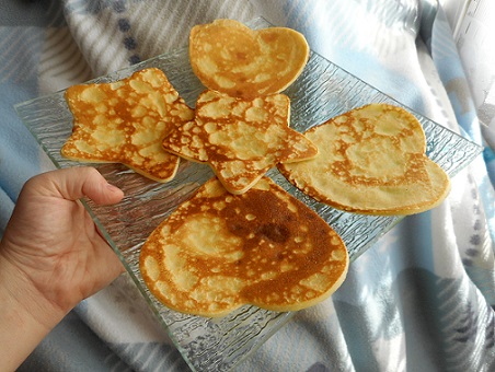 Pochoir Coeurs et Etoiles Crêpes Créativ' Lagrange