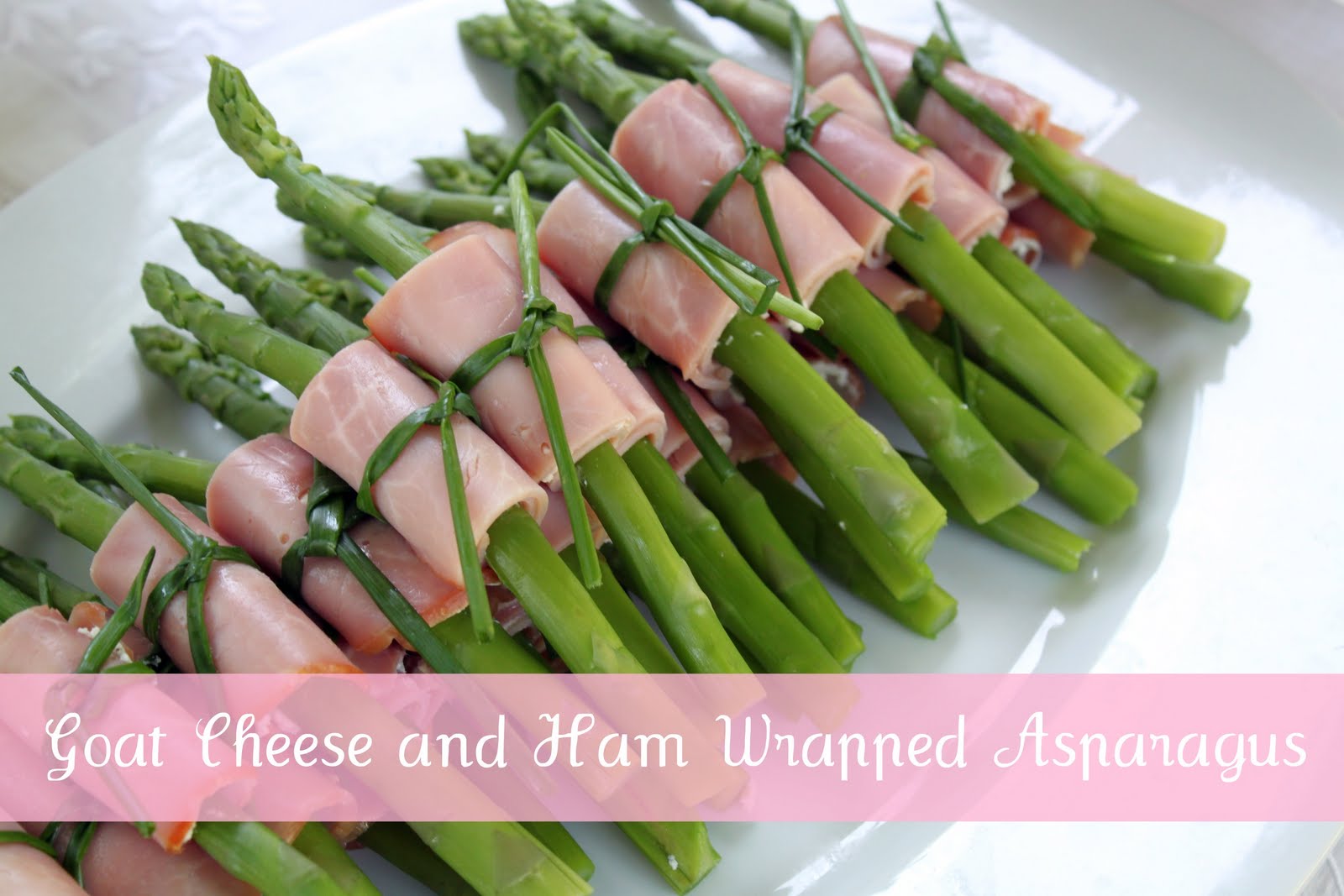 Goat Cheese and Ham Wrapped Asparagus The Cottage Mama