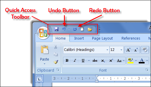 Moving Undo/Redo Button : r/MicrosoftWord