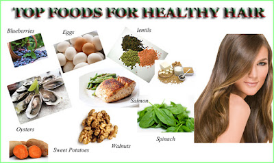TOP FOODS FOR HEALTHY HAIR - Natural Remedies And Treatment