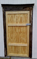 plywood shed door