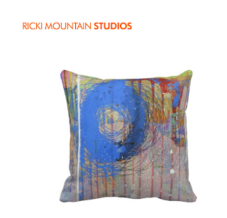 Art by Ricki Mountain - Art Pattern Pillow