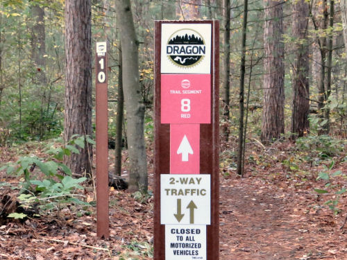 Dragon Trail sign